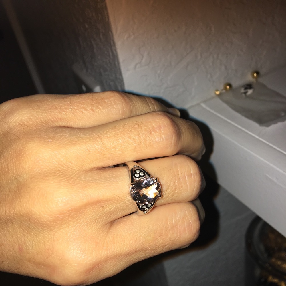 Real morganite ring - Picture 8 of 8